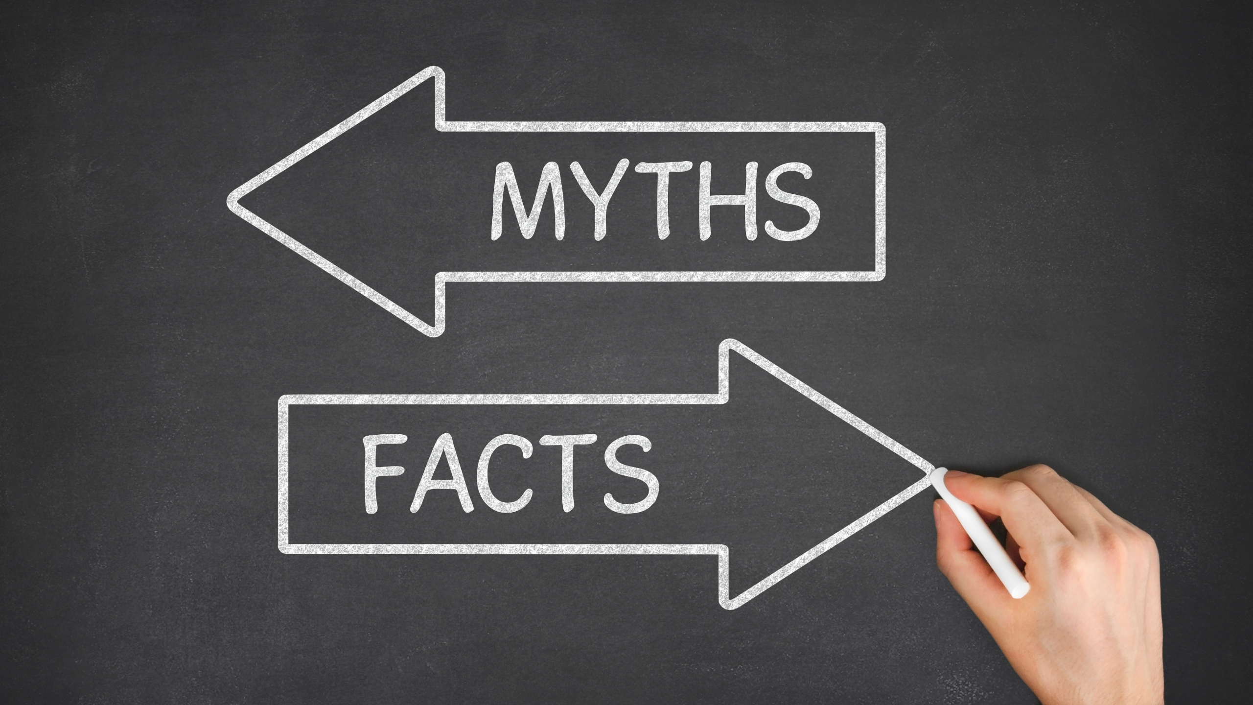 Myths and Facts arrows.