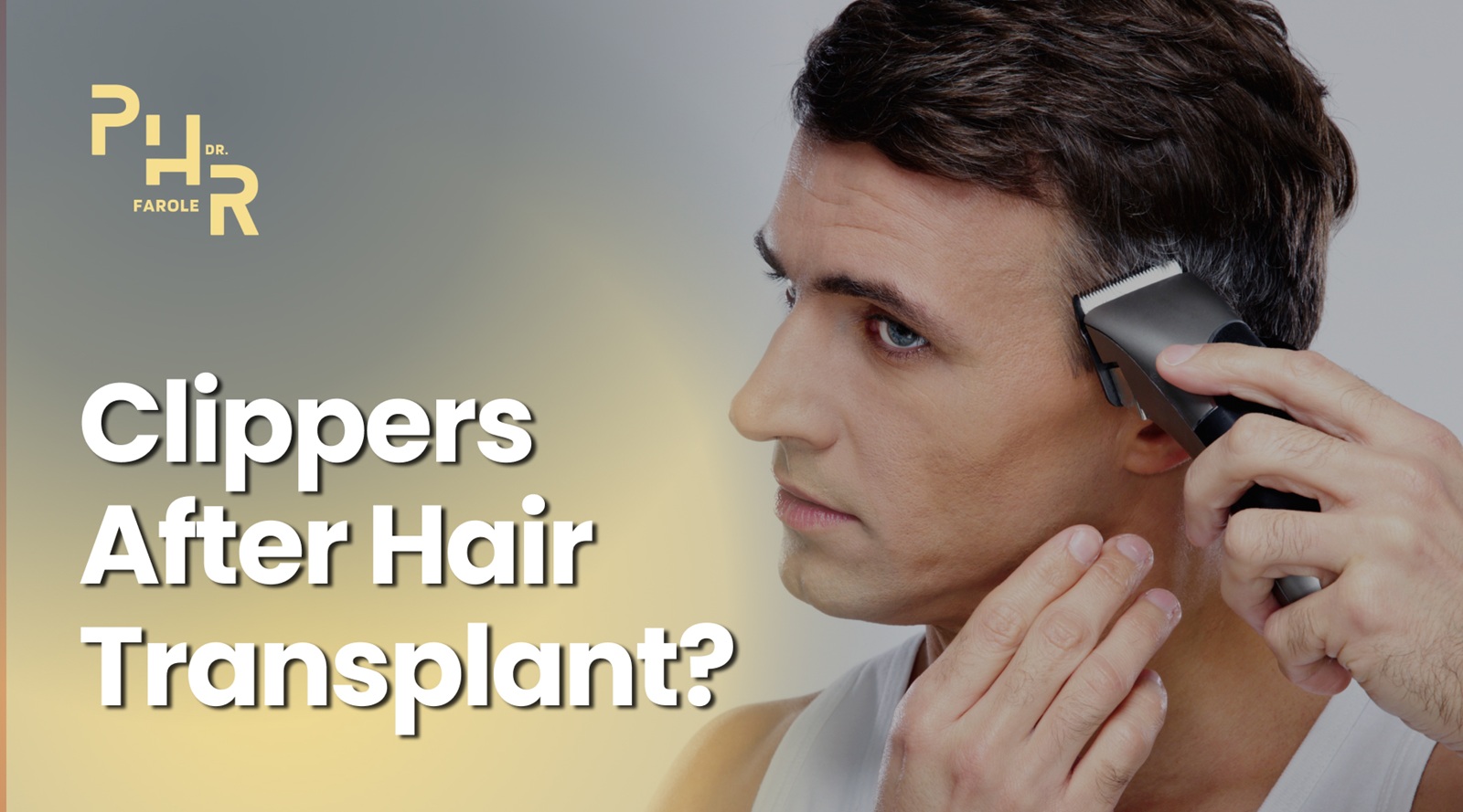 Clippers After Hair Transplant?